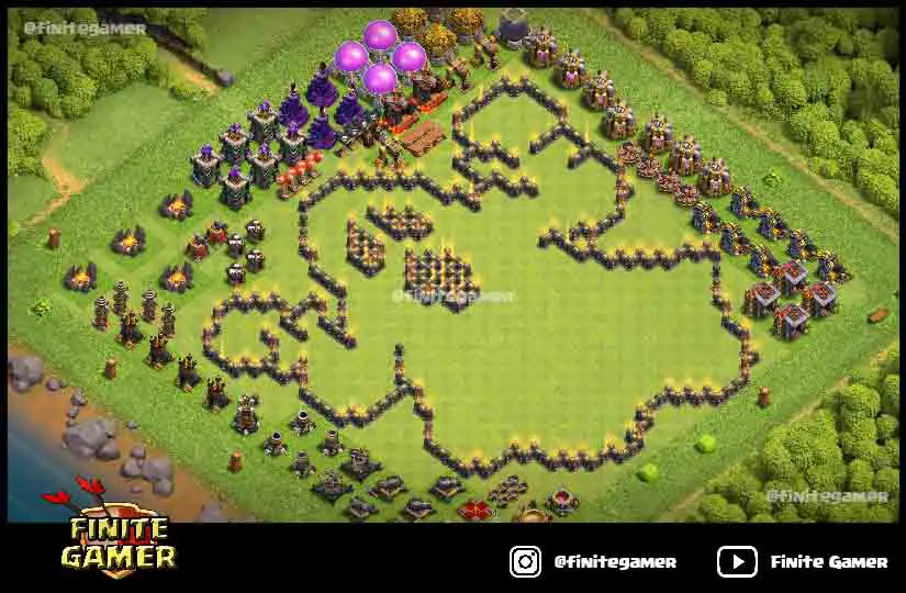 TH9 PROGRESS BASE LINK Town Hall 9 Base Finite Gamer Base