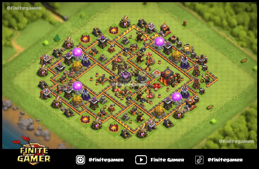 Best Town Hall 10 Bases With Links (TH10 Base) Finite Gamer