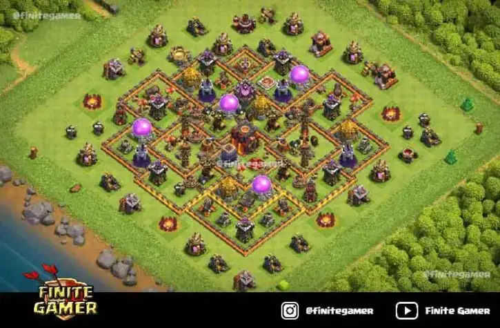COC TH10 Base Link