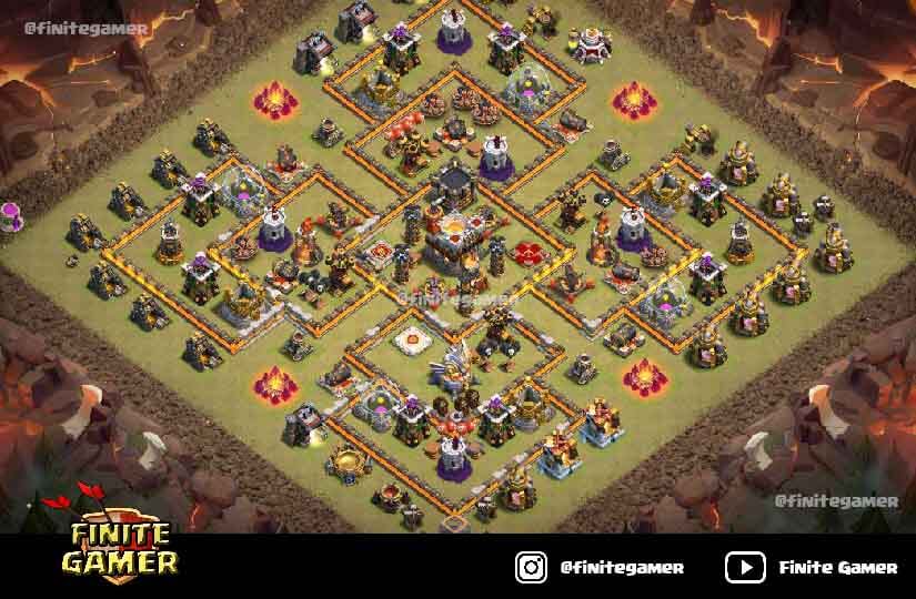 15 Best Coc Th11 War Base Links 2021 Anti 2 Star Bases Finitegamer