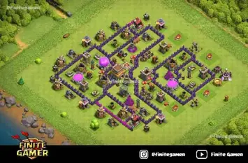 7 Best Town Hall 8 Farming Base Link 21 Th8 Base Finite Gamer