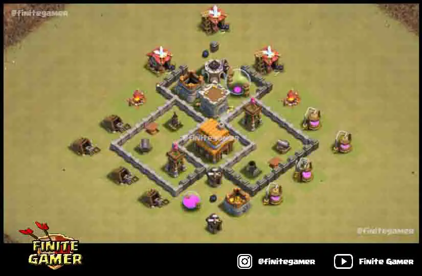 th4 war base anti 3 star