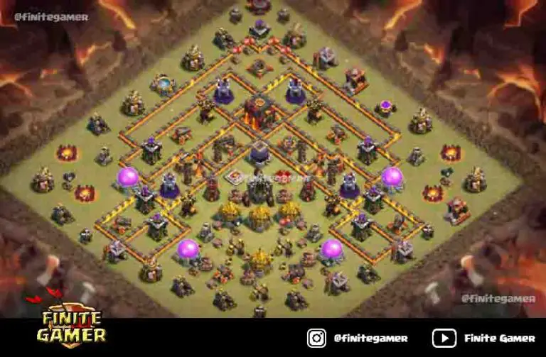clash of clans town hall 10 war base