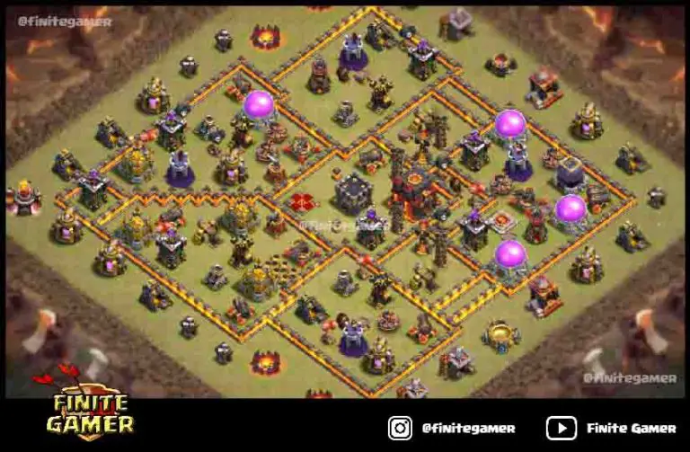 clash of clans town hall 10 war base