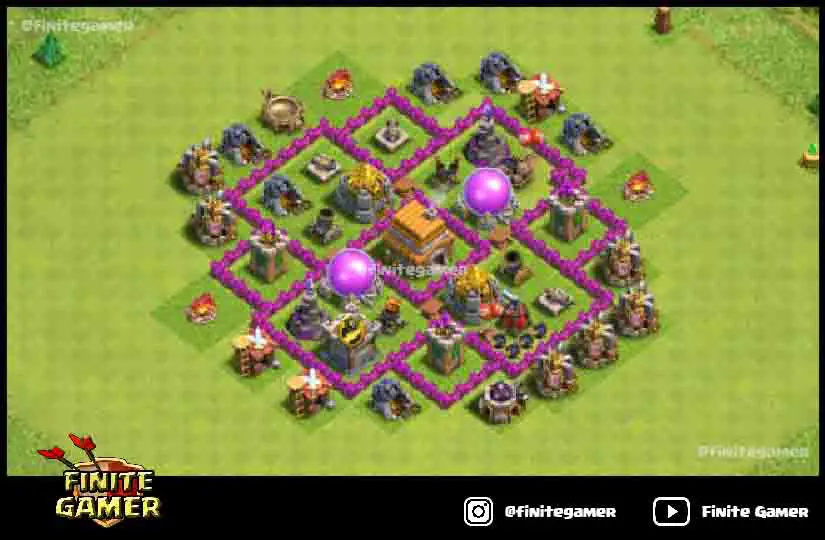 Coc Town Hall 6 War Base : 18 Best Th6 War Base Links 2021 New Anti.