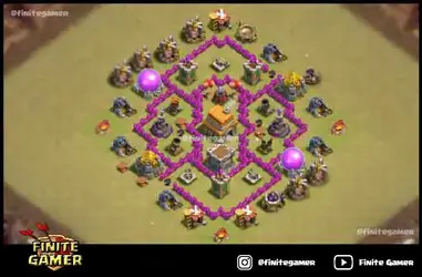 Clash Of Clans Th6 War Base With Copy Link 21 Finite Gamer