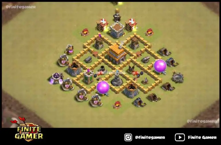 clash of clans th5 war base