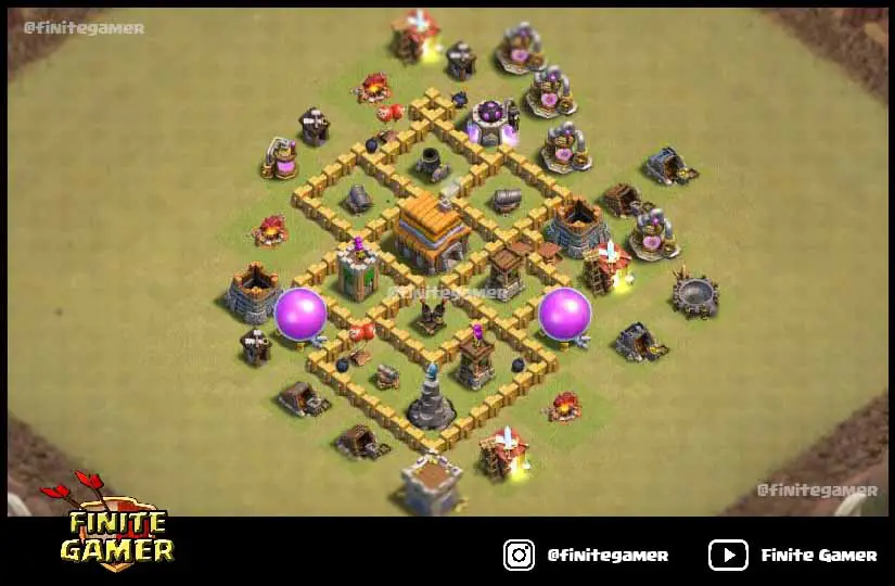 10 Best Coc Th5 War Base With Links 2021 Anti Giant Balloon