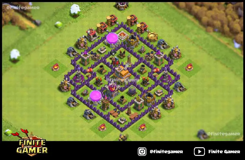 Looking for the best and latest th7 farming base? 