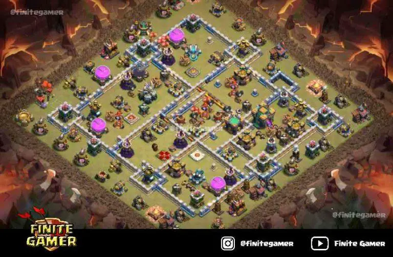 Anti 2 Star TH14 War Base with Link