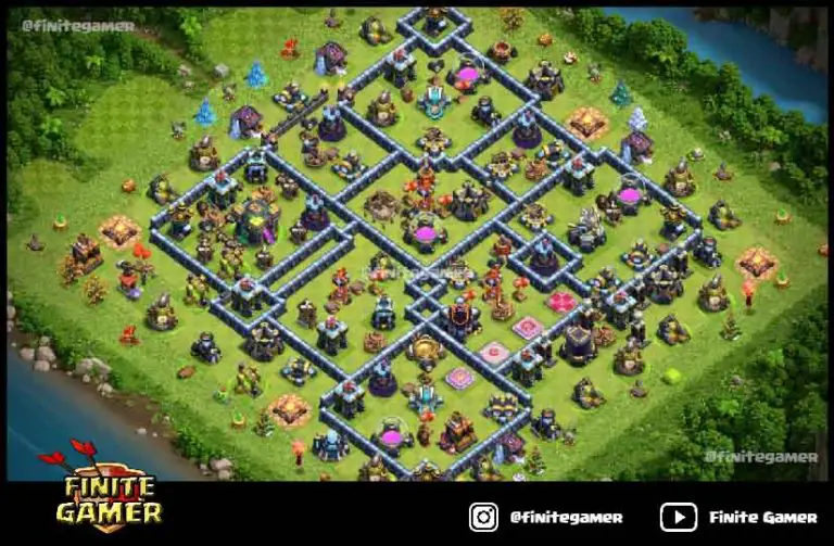 clash of clans town hall 14 farming base