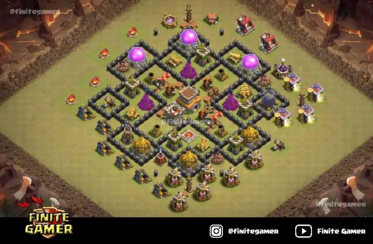 clash of clans town hall 8 war base