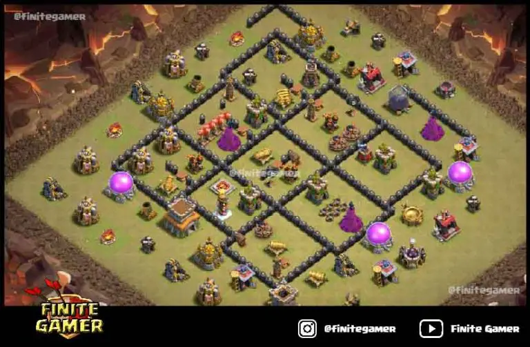 coc 8 war base