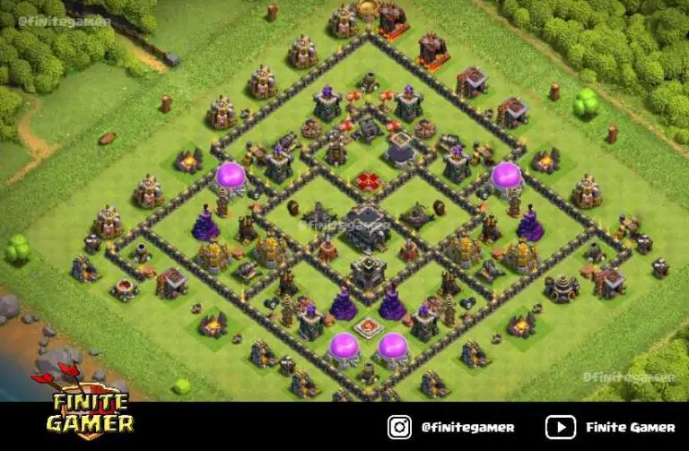 coc th4 war base