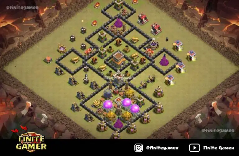 town hall 8 war base anti 3 star