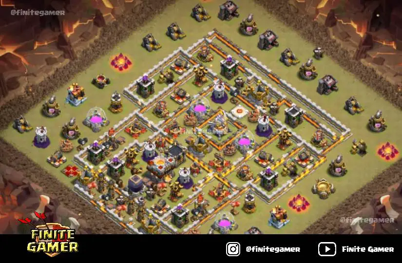 best level 11 town hall war base