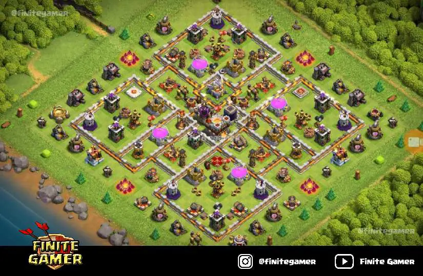 Best Town Hall 11 Farming Base Layout With Links Finite Gamer Base