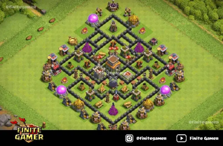 town hall 8 trophy base