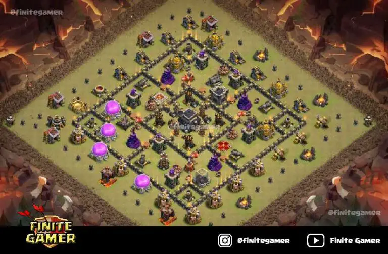 clash of clans th9 war base