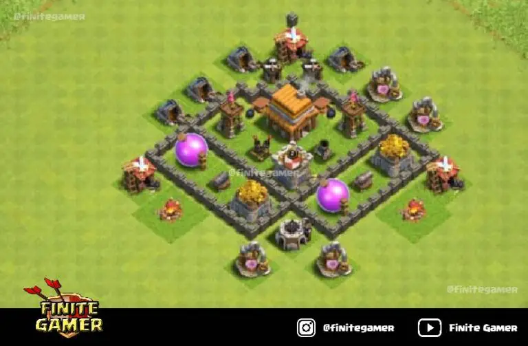 town hall 4 farming base