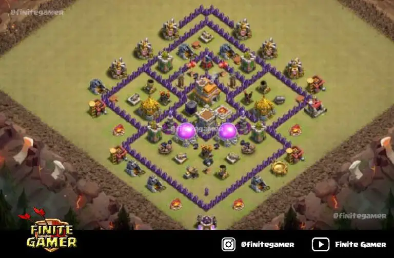 undefeated town hall 7 base