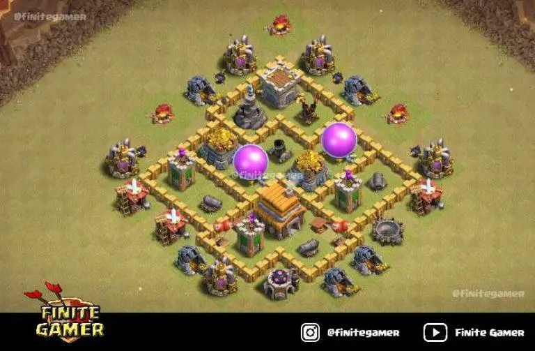 coc town hall 5 war base