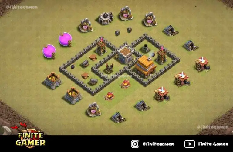 town hall level 4 base