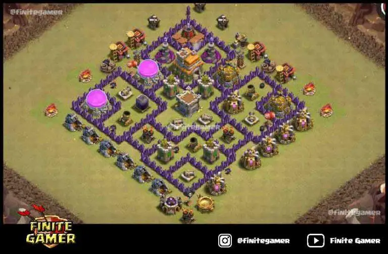 clash of clans level 7 base