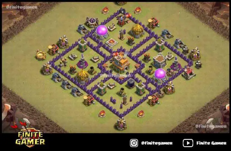 clash of clans th7 war base