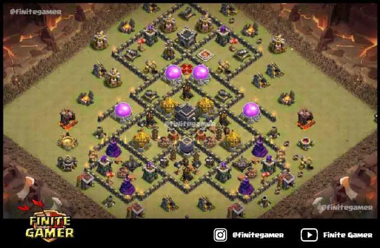 clash of clans th9 war base