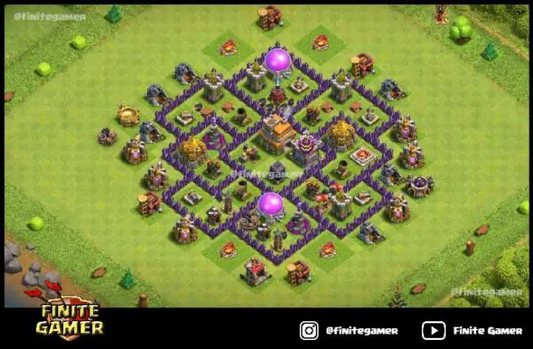 clash of clans town hall 7 base