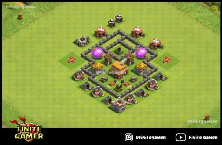 coc layout th4