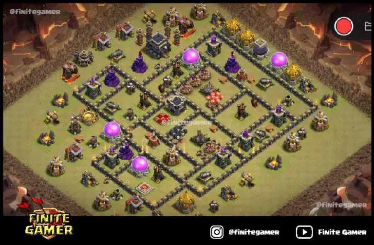 coc th9 war base