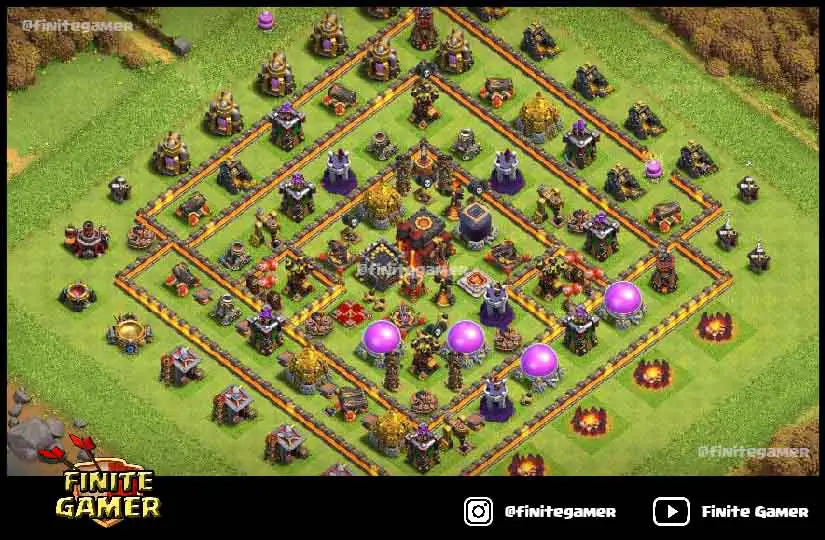 Best Town Hall 10 Bases With Links (TH10 Base) Finite Gamer