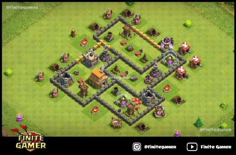 coc town hall 6 base
