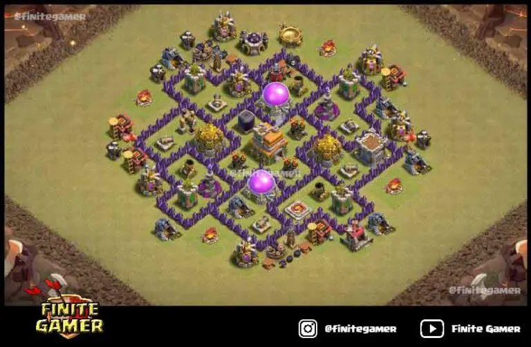 coc town hall 7 best defense base