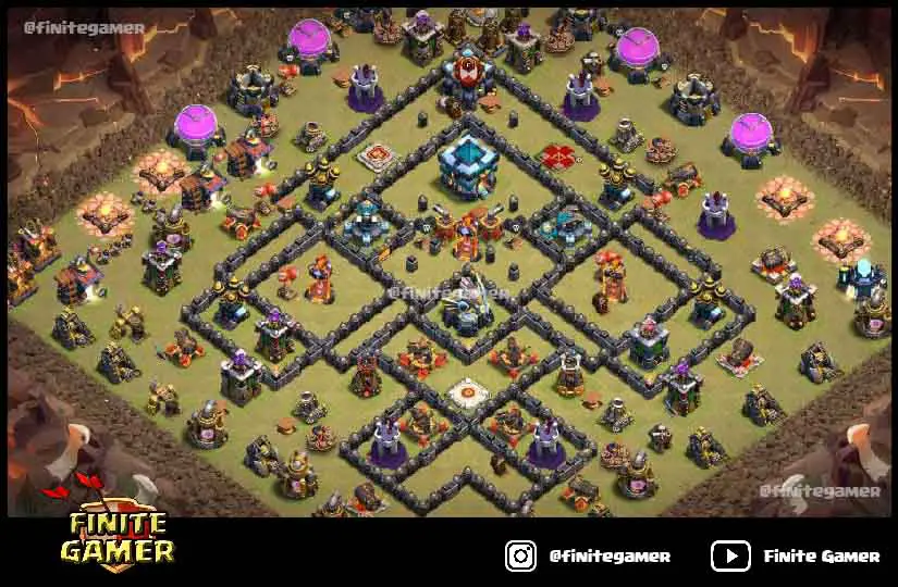 Best Town Hall 13 Bases With Links Th13 Base Finite Gamer