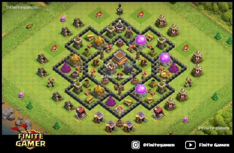 town hall level 8 base