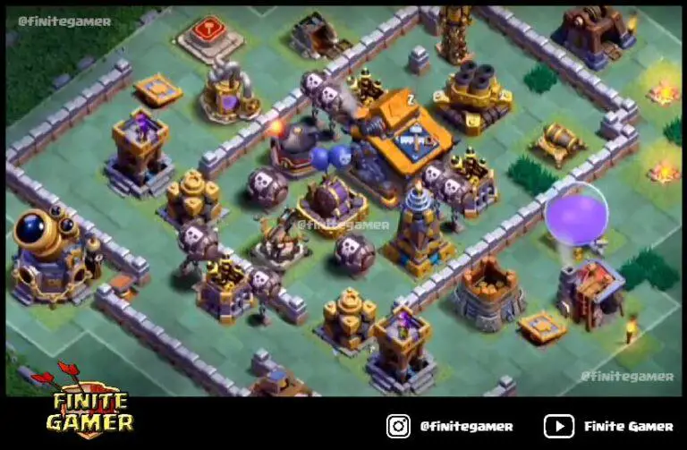 builder hall 10 base with xbow